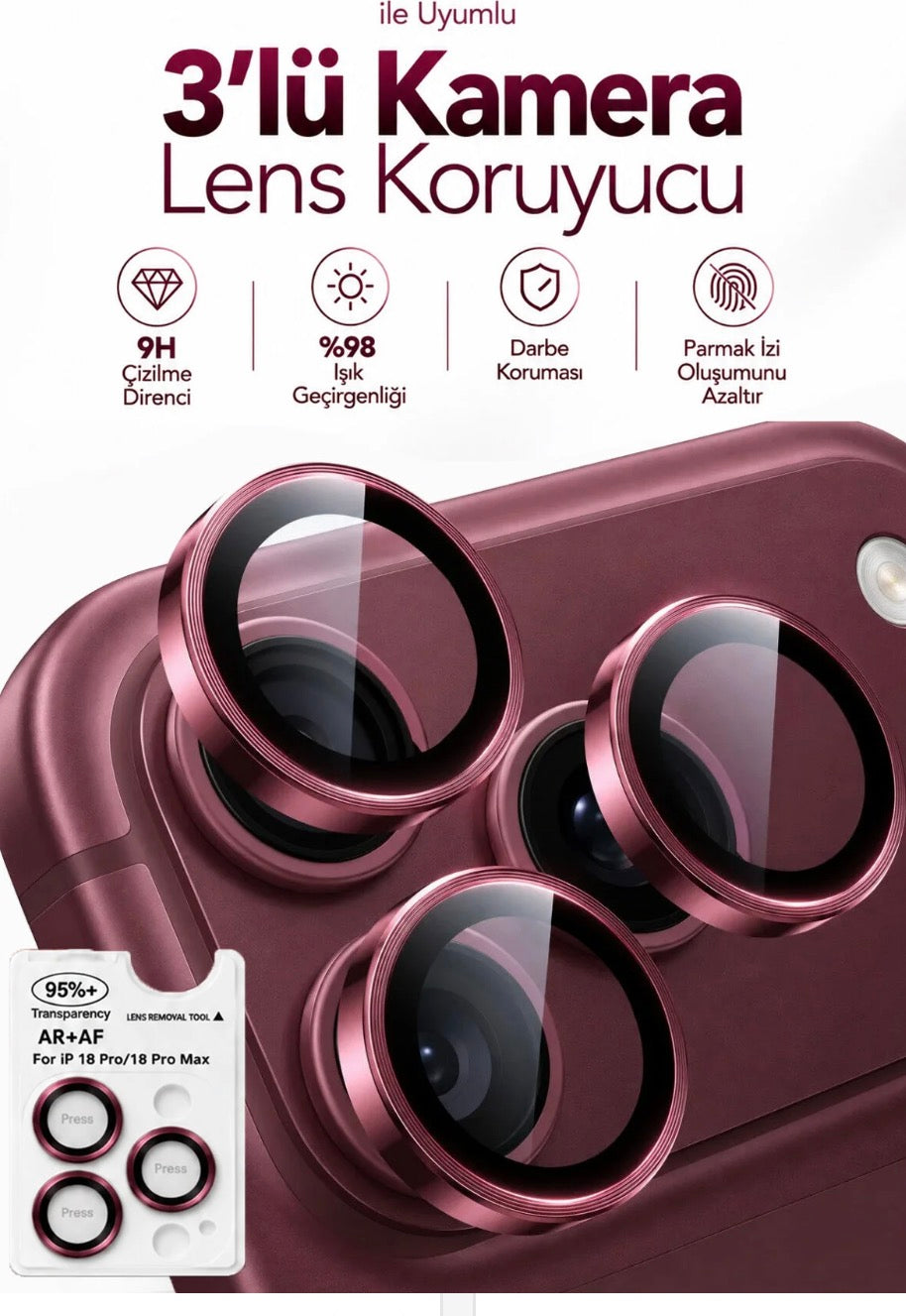 Görüntüyü bozmayan lens koruyucu BURGONYA (Kopya)