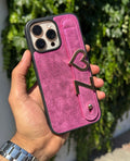 Kişiselleştirilebilir kılıf Pembe & 2 adet charm