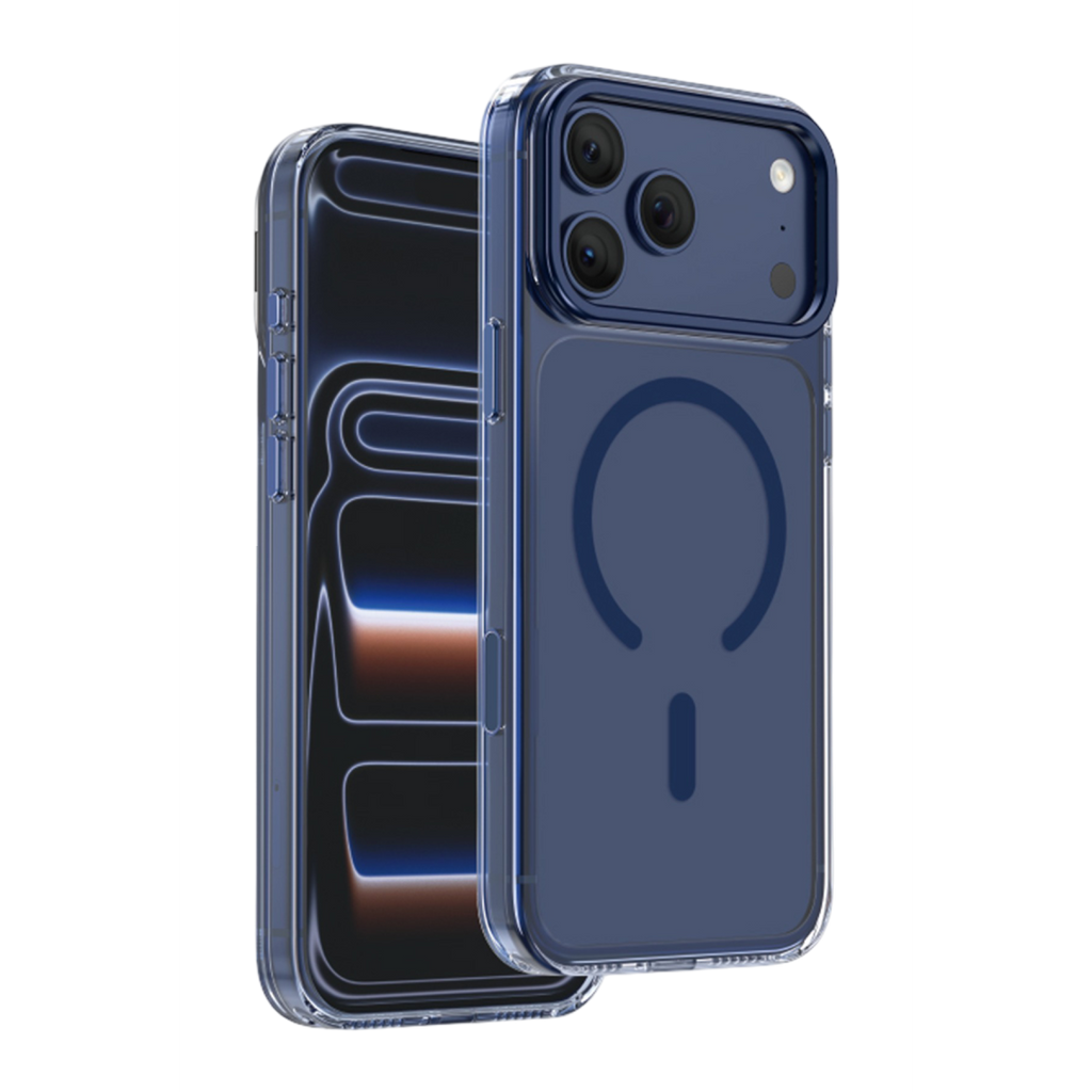 Keephone  Magicam Standlı Magsafe Kapak - Koyu Mavi