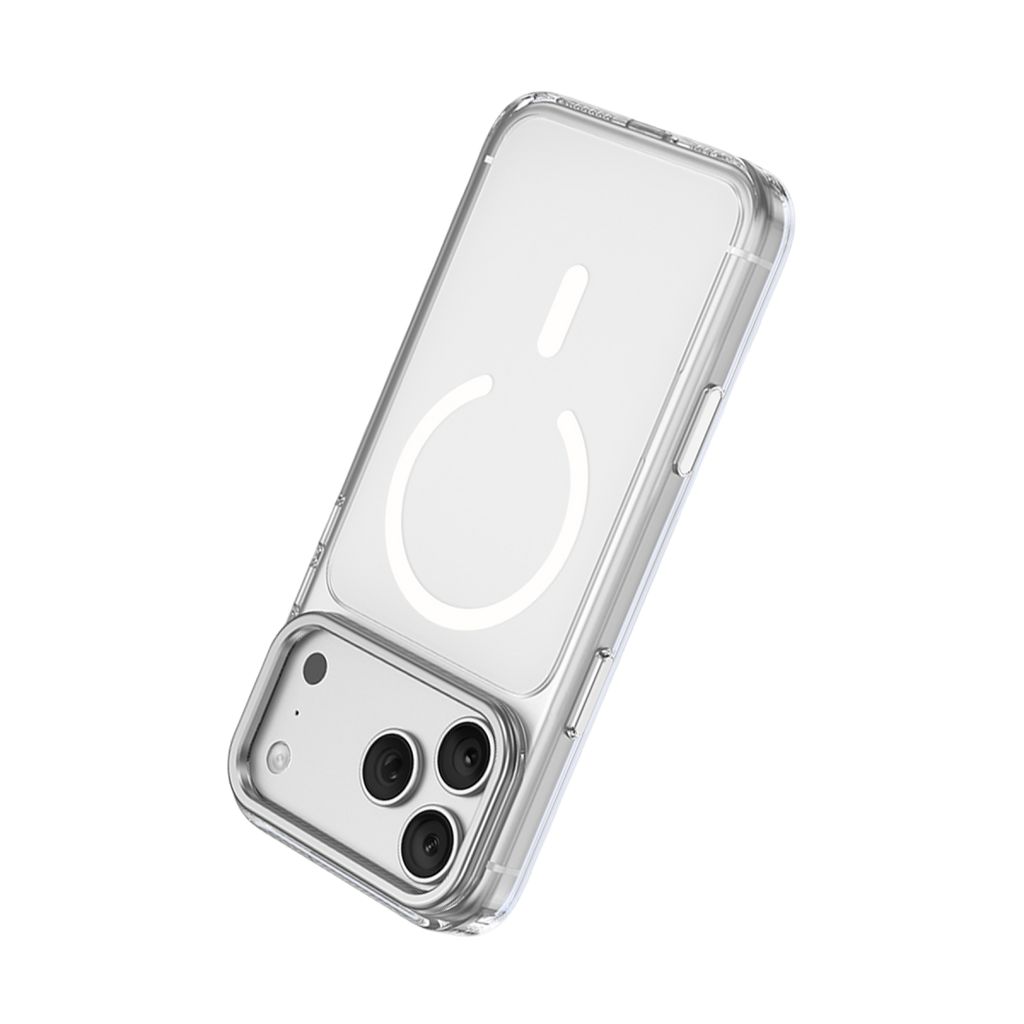 Keephone  Magicam Standlı Magsafe Kapak - Şeffaf