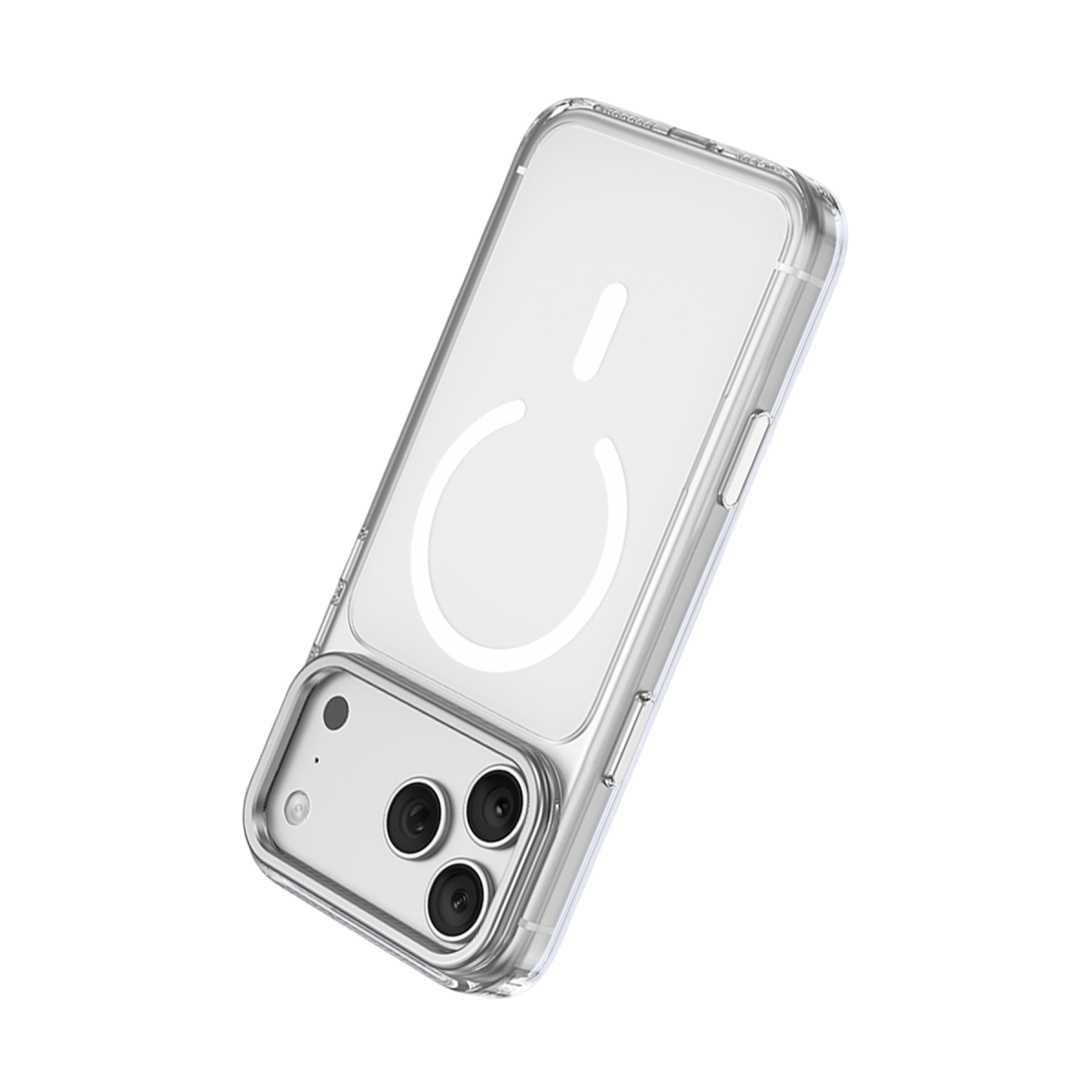 Keephone  Magicam Standlı Magsafe Kapak - Şeffaf
