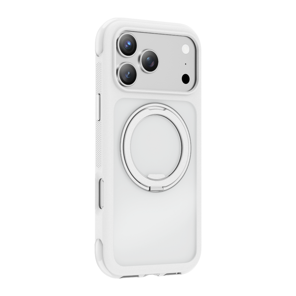 Keephone Monica Airbag Pro Stantlı Magsafe Kapak - Beyaz