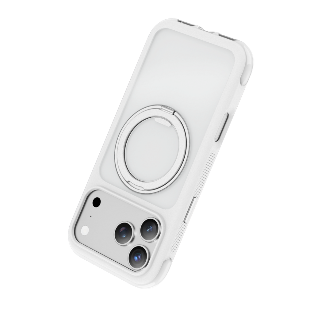 Keephone Monica Airbag Pro Stantlı Magsafe Kapak - Beyaz