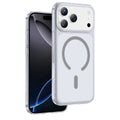 Keephone Apple iPhone X-Crystal Slim Magsafe Kılıf - Natural grey