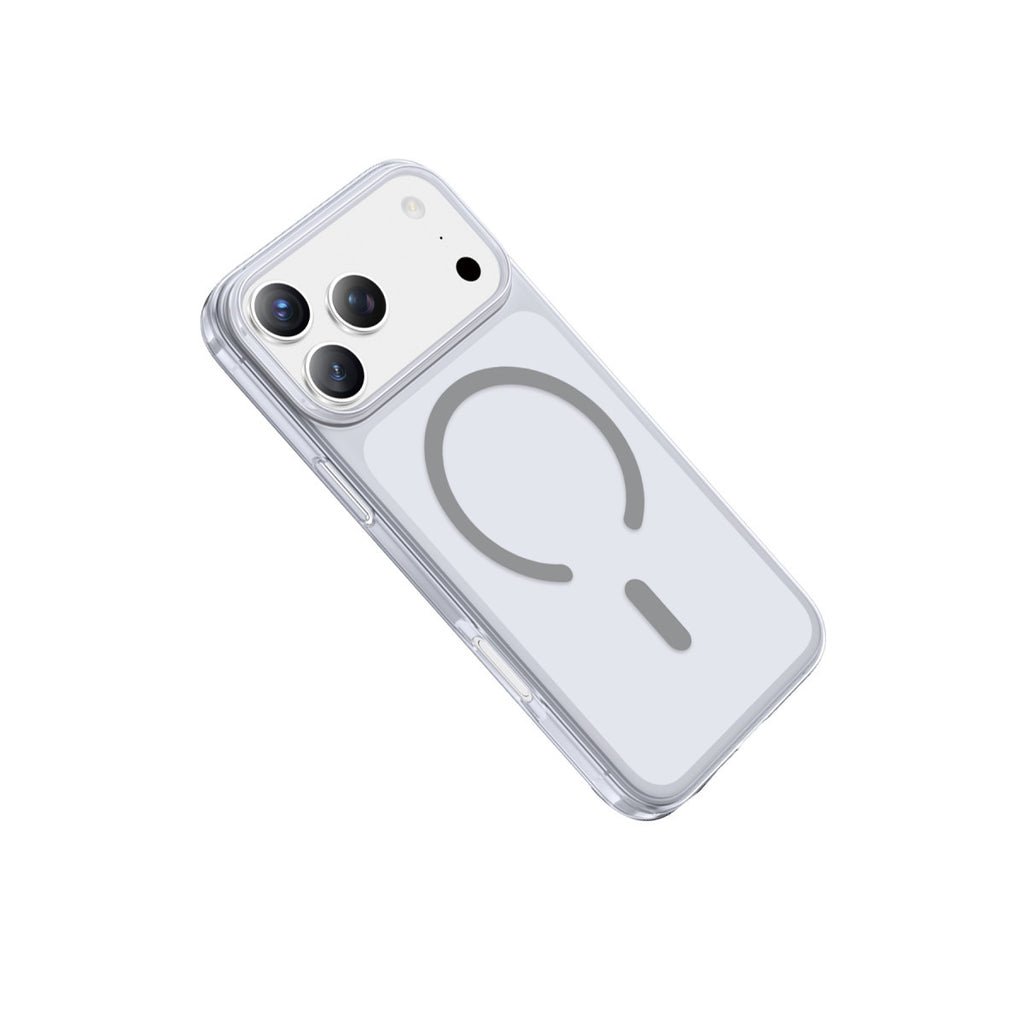 Keephone Apple iPhone X-Crystal Slim Magsafe Kılıf - Natural grey