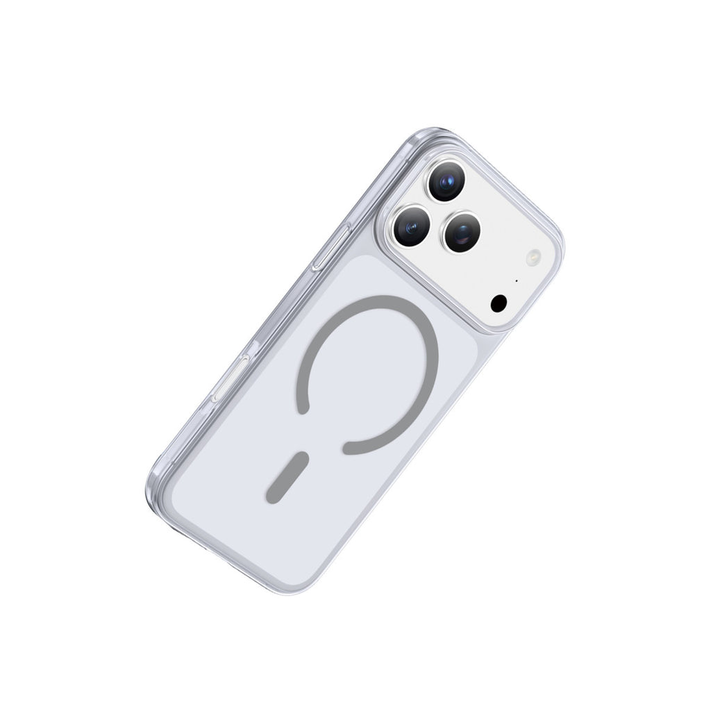 Keephone Apple iPhone X-Crystal Slim Magsafe Kılıf - Natural grey