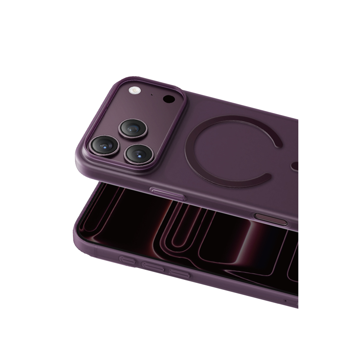 Keephone AirSkin Pro Magsafe Kılıf - Bordo