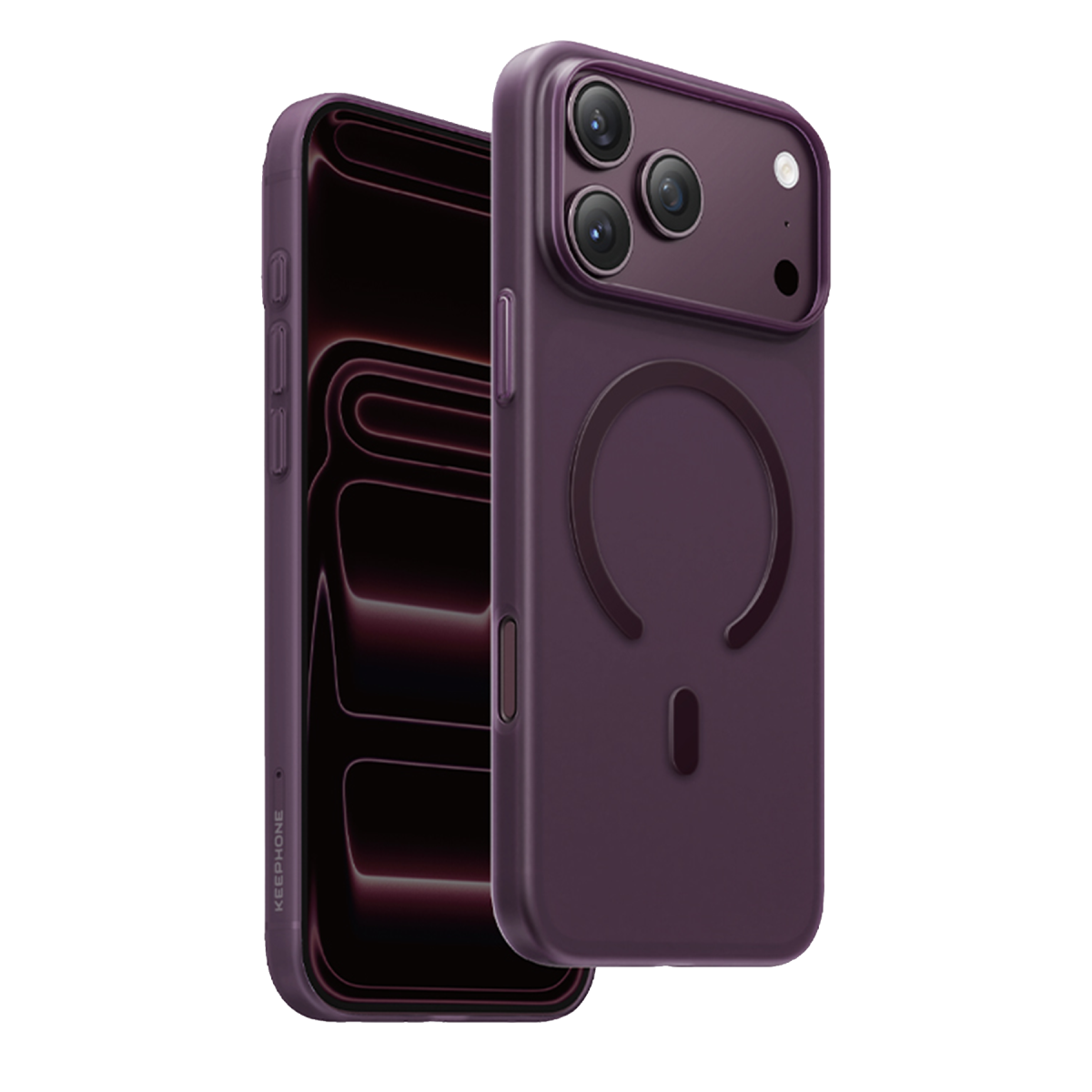 Keephone AirSkin Pro Magsafe Kılıf - Bordo