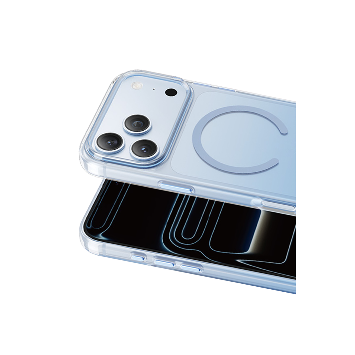 Keephone Max Aurora Pro Magsafe Kılıf - Açık Mavi