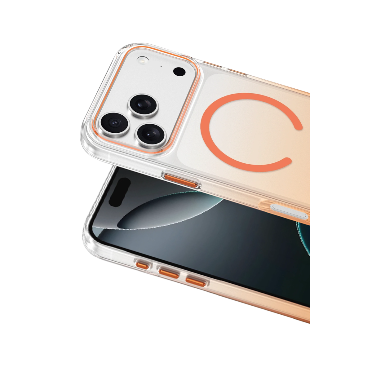 Keephone Max Aurora Pro Magsafe Kılıf - Turuncu