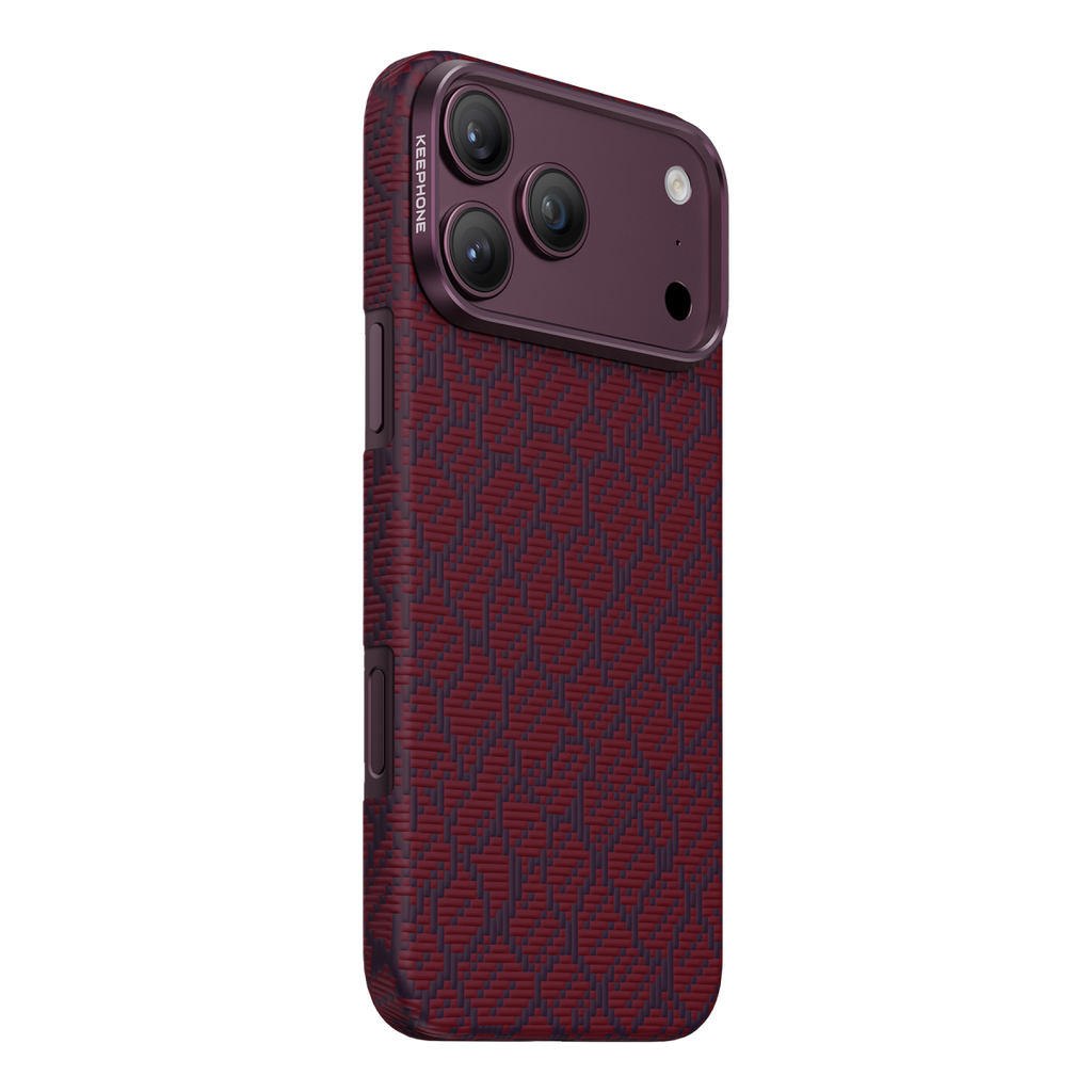 Keephone Drakon Aramid Magsafe Kapak - Bordo