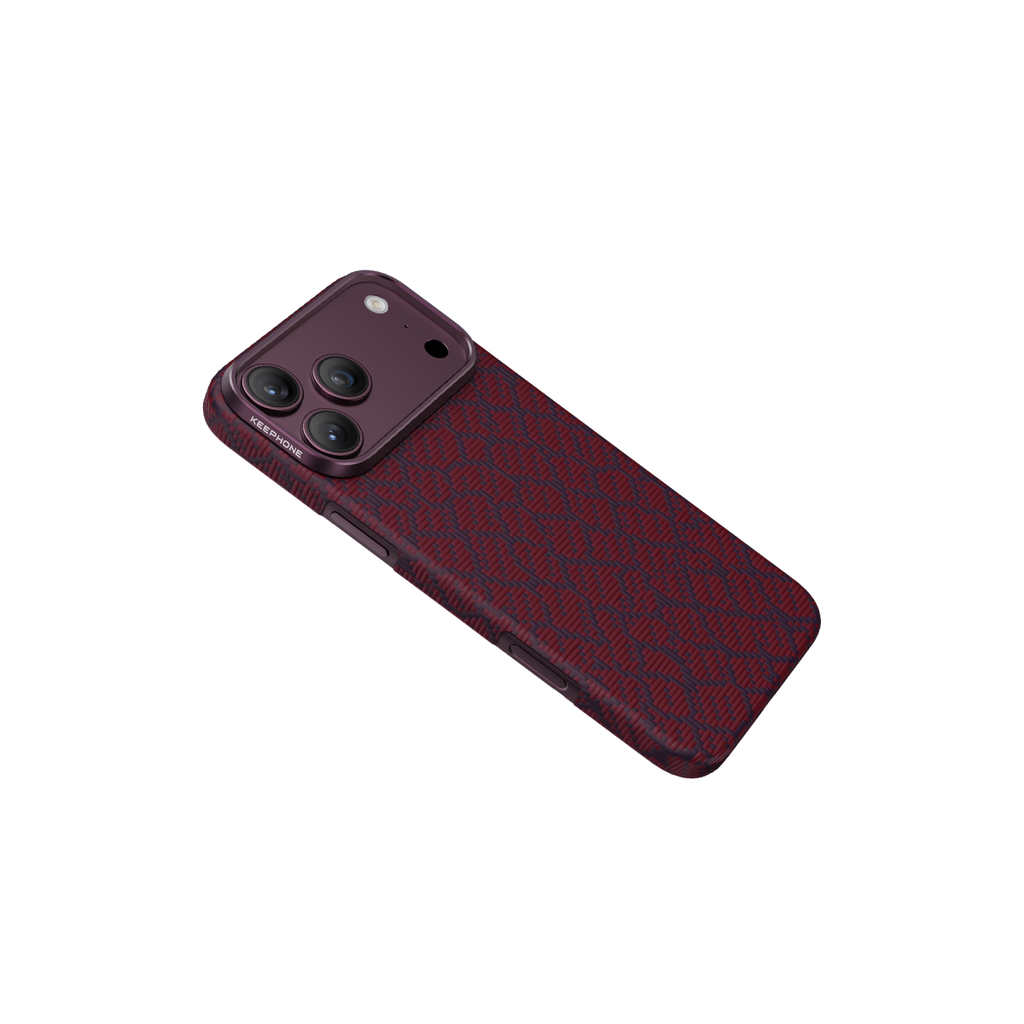 Keephone Drakon Aramid Magsafe Kapak - Bordo