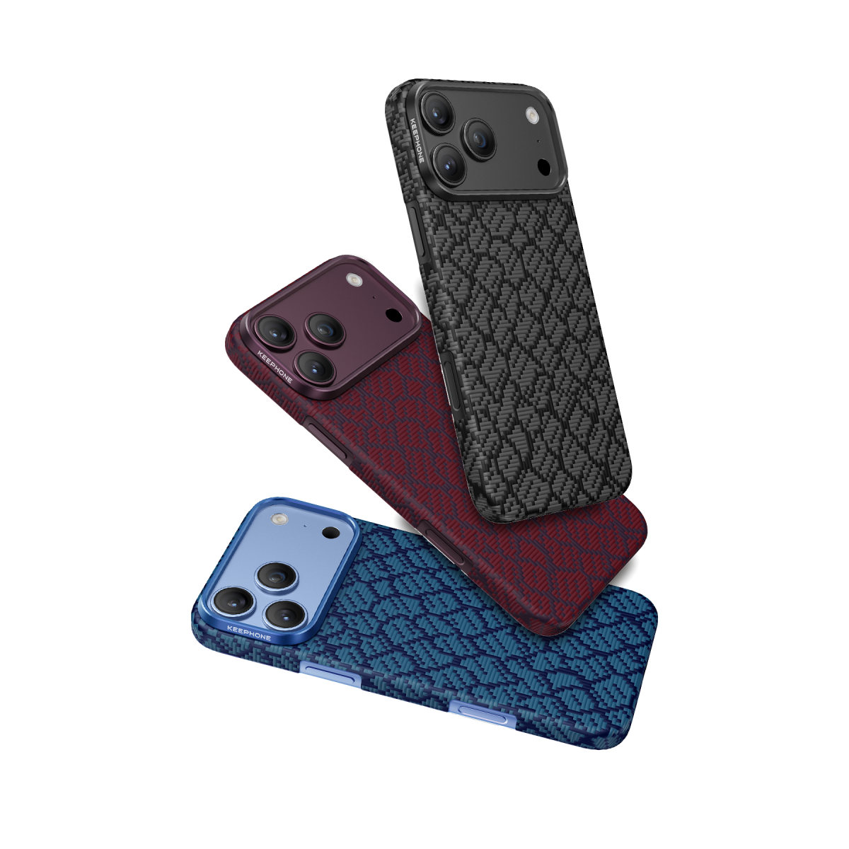 Keephone Drakon Aramid Magsafe Kapak - Bordo