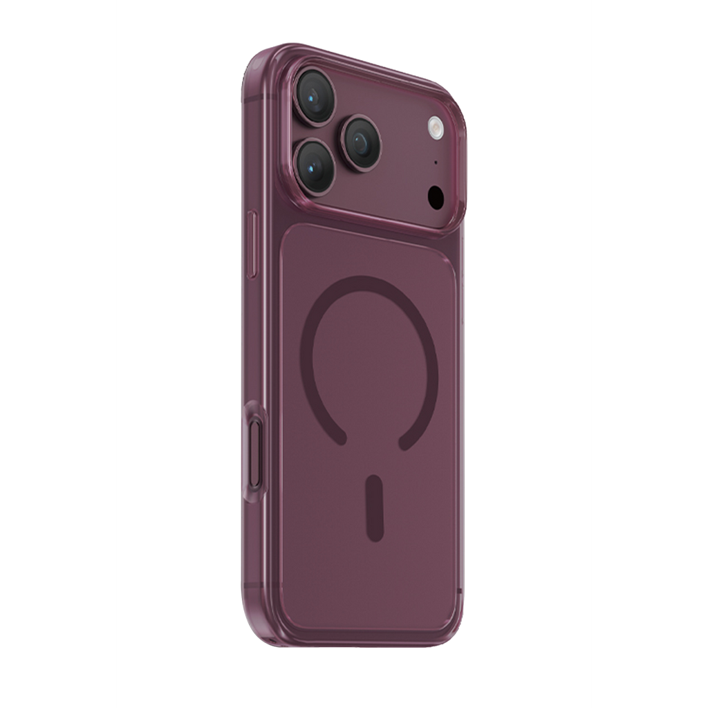 Keephone  Hybrid Anti Yellowing Magsafe Kılıf - Bordo