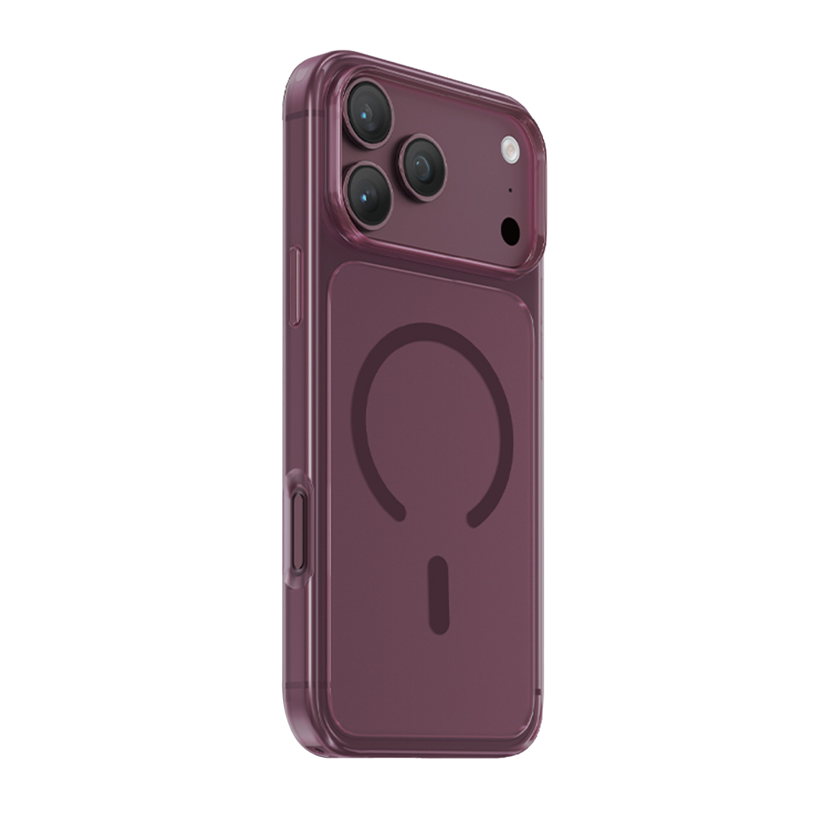 Keephone  Hybrid Anti Yellowing Magsafe Kılıf - Bordo