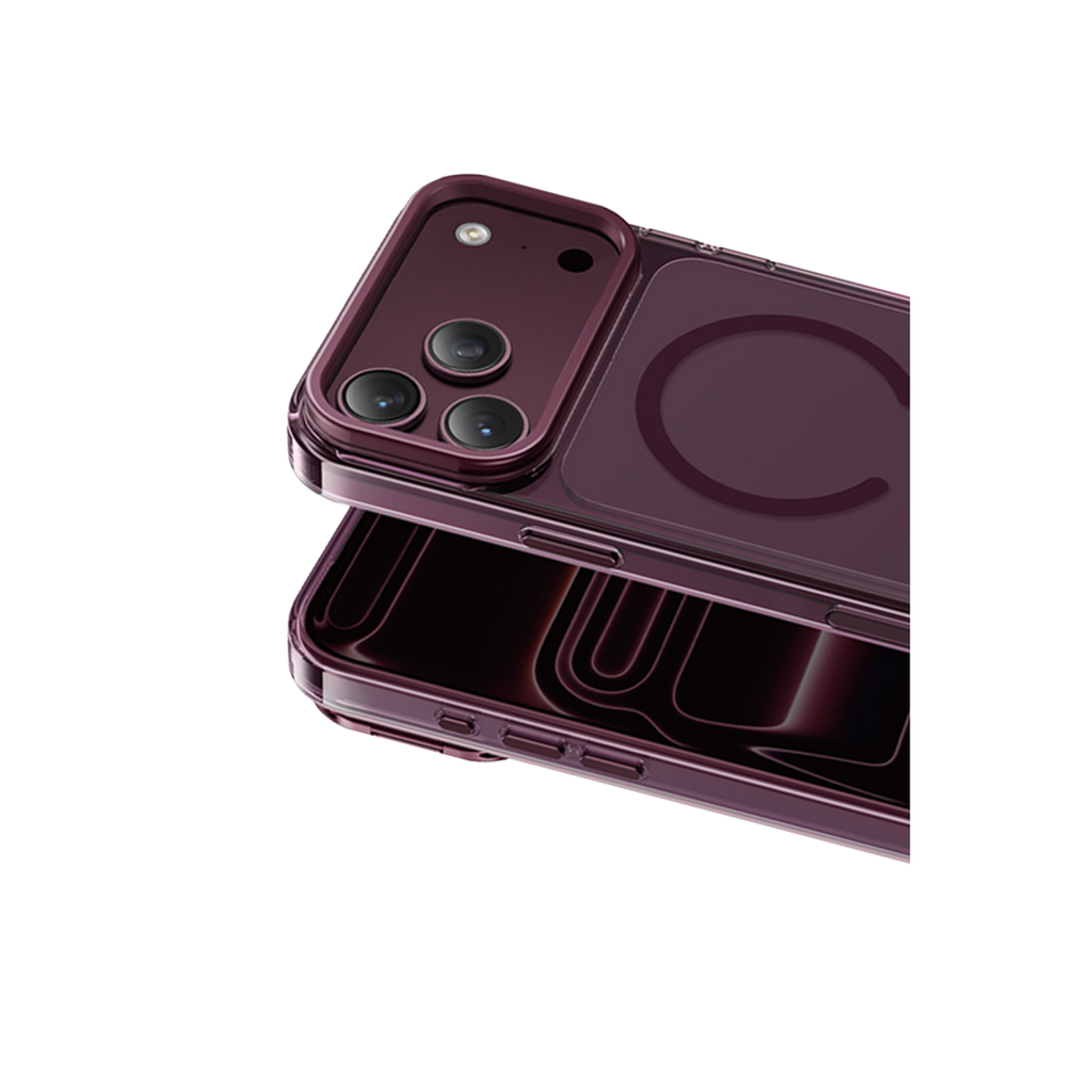 Keephone  Magicam Standlı Magsafe Kapak - Bordo
