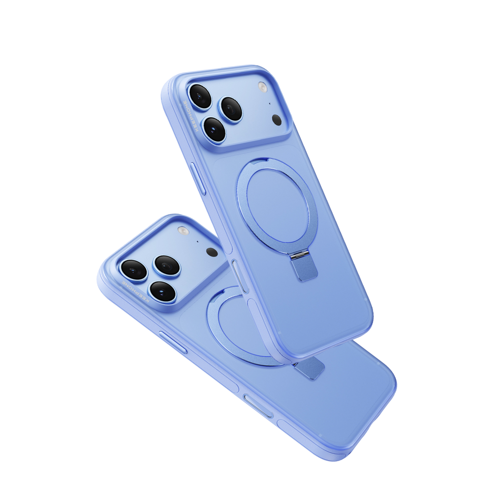 Keephone  Magico Standlı Magsafe Kapak - Açık Mavi