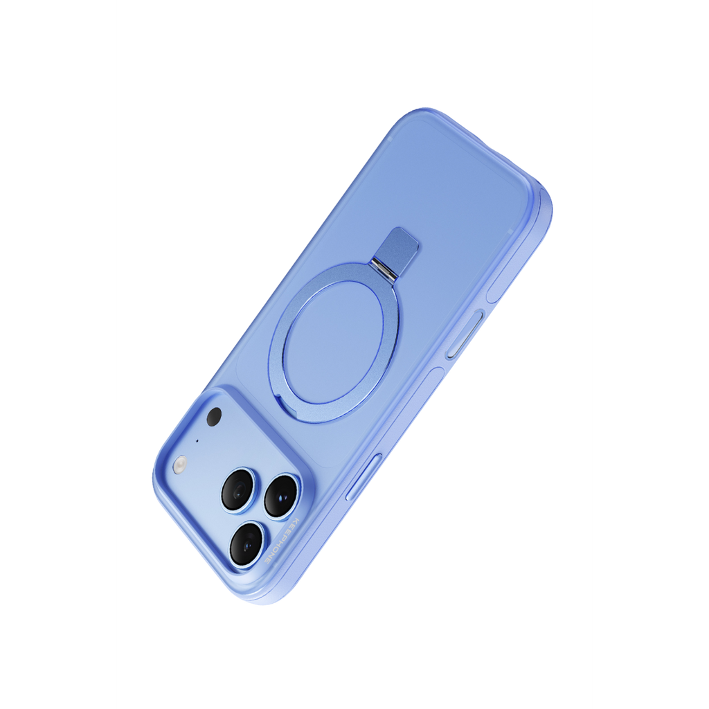 Keephone  Magico Standlı Magsafe Kapak - Açık Mavi