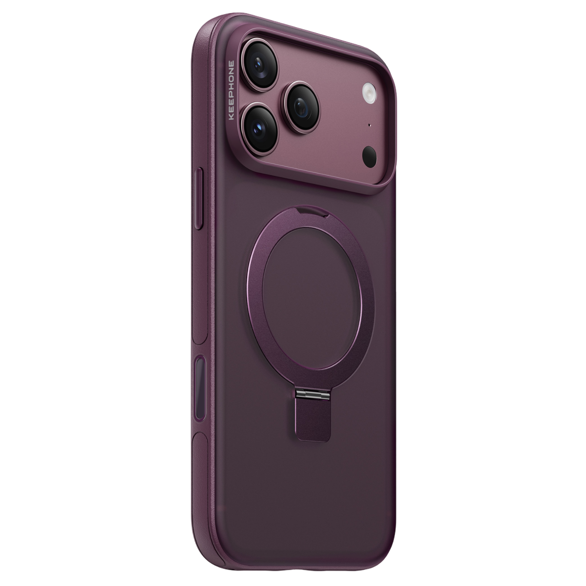 Keephone  Magico Standlı Magsafe Kapak - Bordo