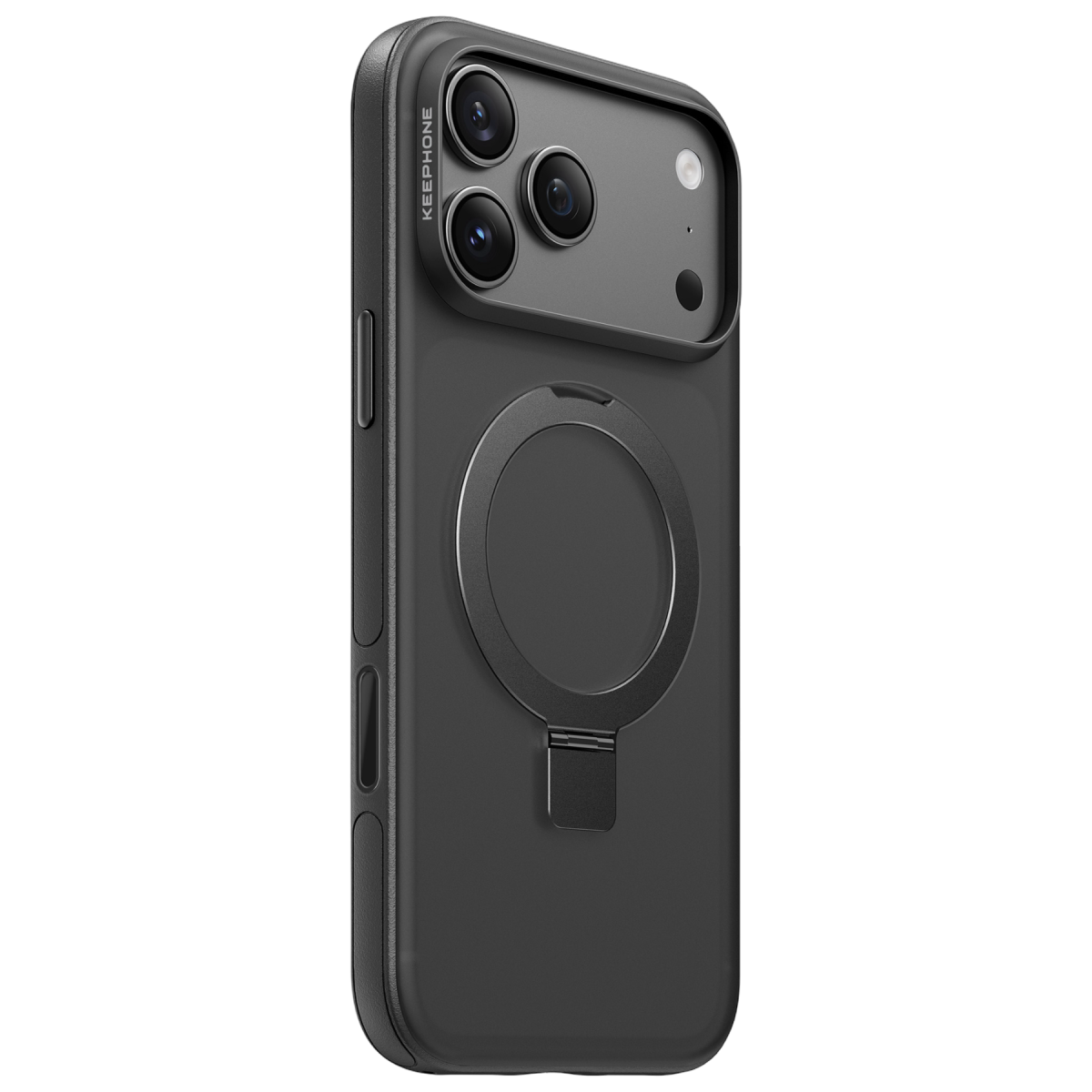 Keephone  Magico Standlı Magsafe Kapak - Siyah