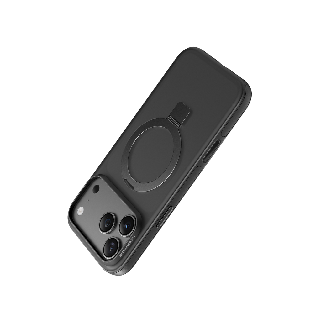 Keephone  Magico Standlı Magsafe Kapak - Siyah
