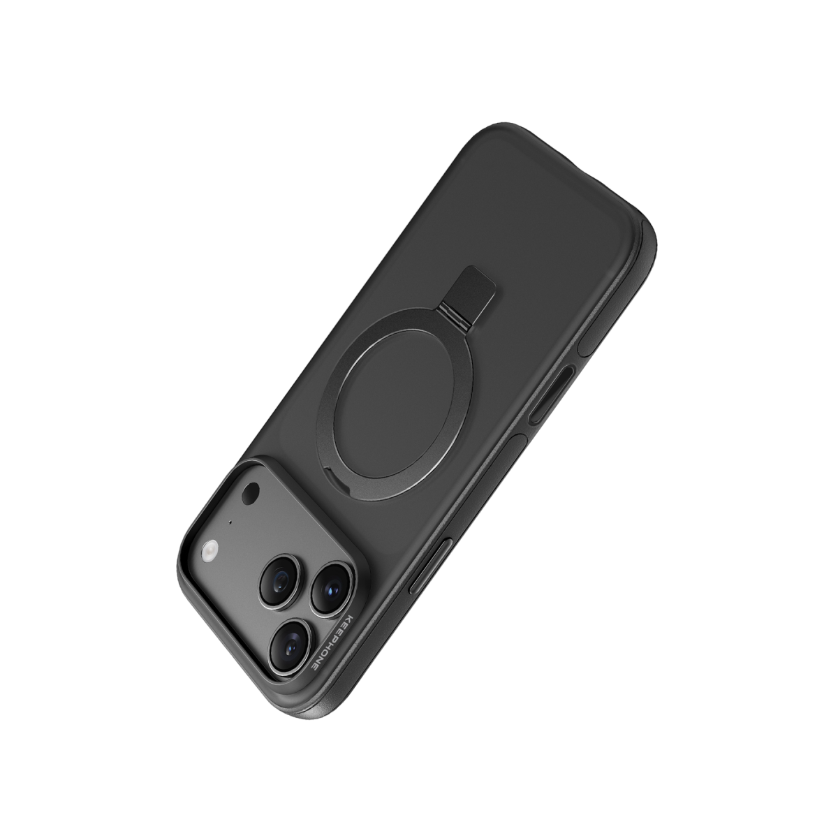 Keephone  Magico Standlı Magsafe Kapak - Siyah