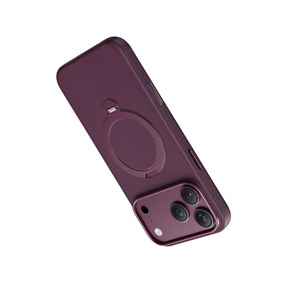 Keephone Mehold Standlı Magsafe Kapak - Bordo