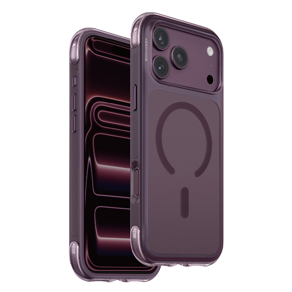 Keephone  Monica Airbag Magsafe Kapak - Bordo