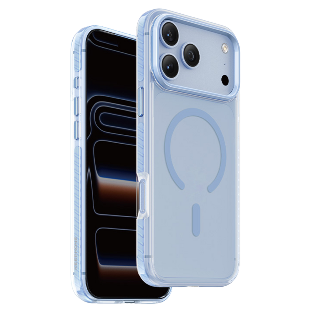 Keephone  Shockstar Magsafe Kapak - Açık mavi