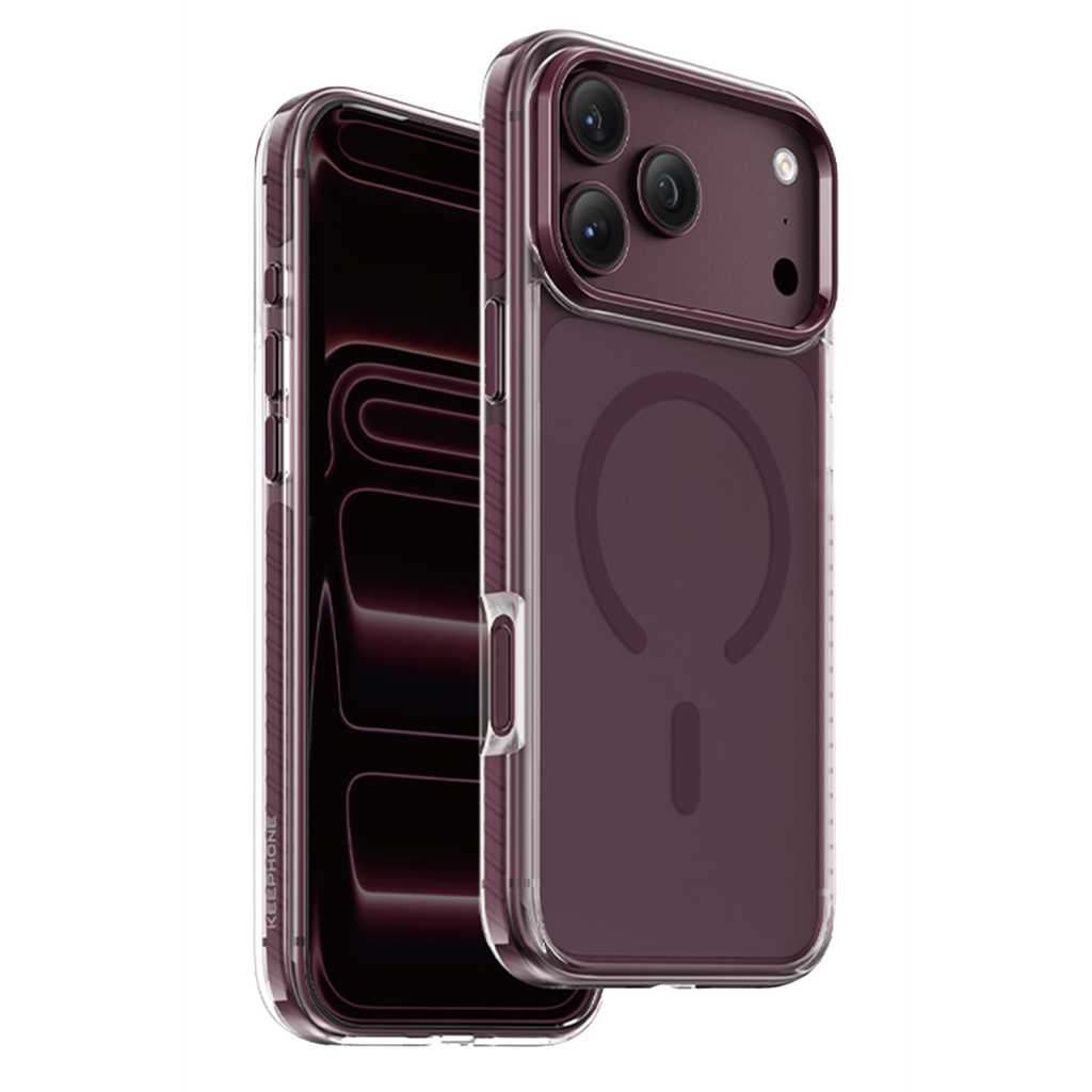 Keephone  Shockstar Magsafe Kapak - Bordo