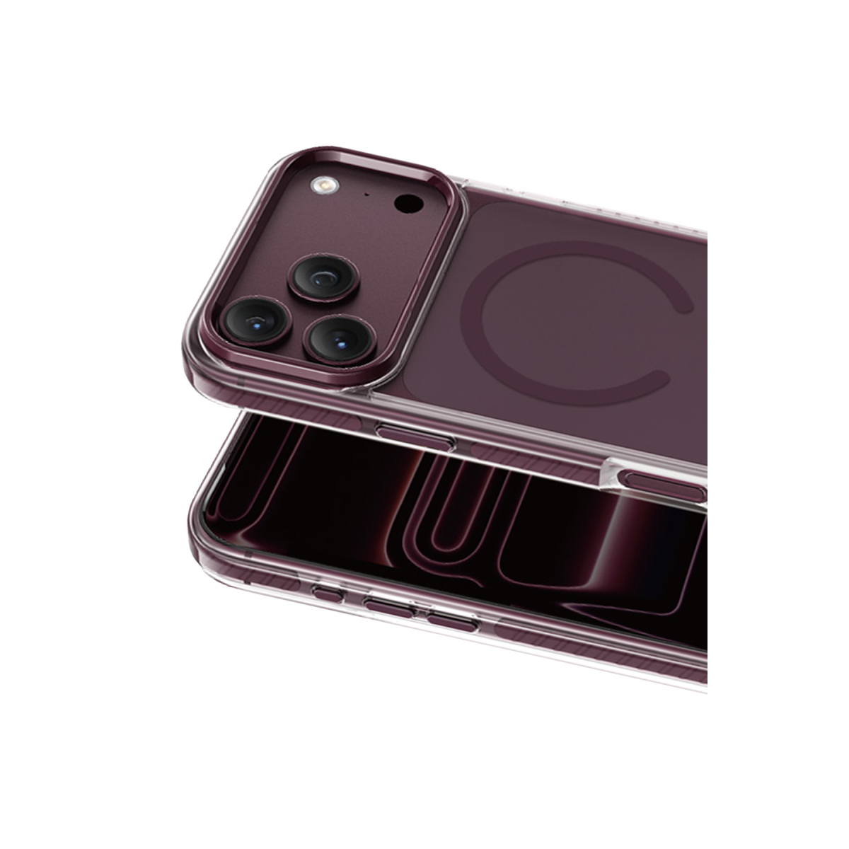 Keephone  Shockstar Magsafe Kapak - Bordo