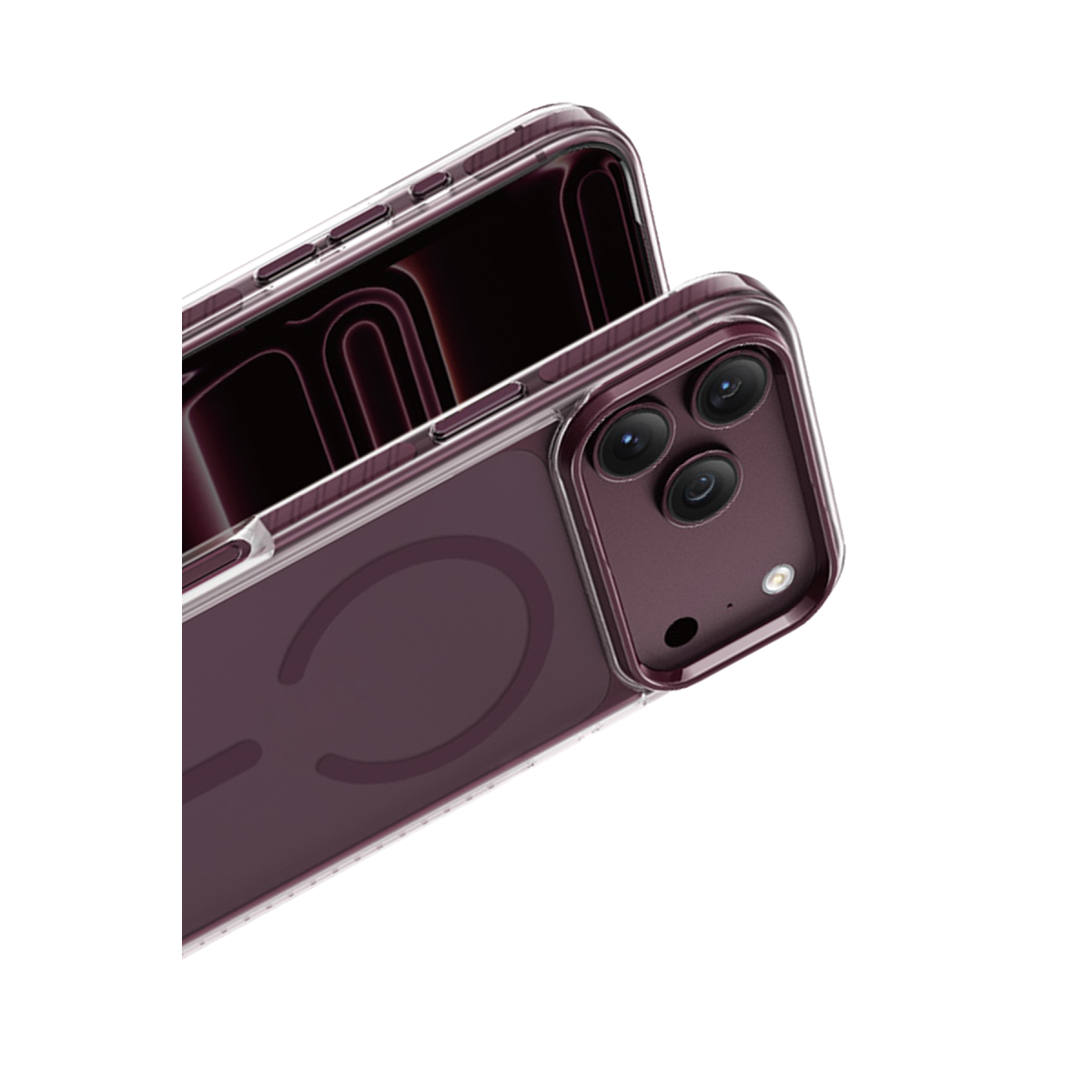 Keephone  Shockstar Magsafe Kapak - Bordo